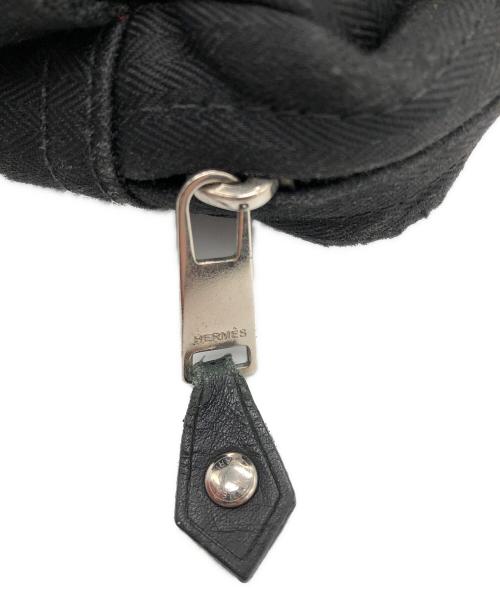 HERMES（エルメス）HERMES (エルメス) アカプルコ　ウエストバッグ ブラックの古着・服飾アイテム
