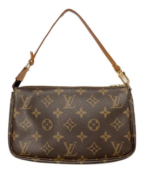 LOUIS VUITTON（ルイ ヴィトン）LOUIS VUITTON (ルイ ヴィトン) ポシェット　アクセソワール ブラウンの古着・服飾アイテム