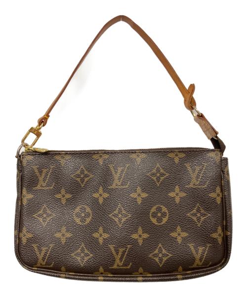 LOUIS VUITTON（ルイ ヴィトン）LOUIS VUITTON (ルイ ヴィトン) ポシェット　アクセソワール ブラウンの古着・服飾アイテム