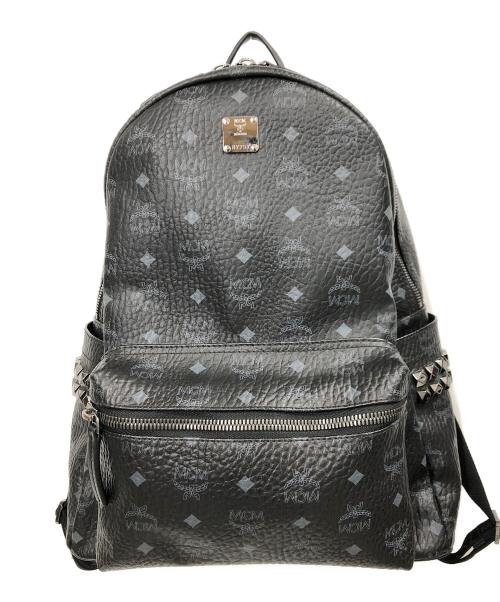 MCM（エムシーエム）MCM (エムシーエム) サイドスタッズ バックパック ブラックの古着・服飾アイテム