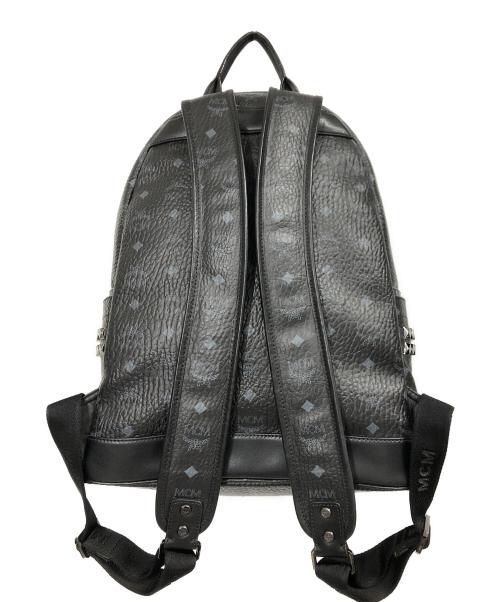 MCM（エムシーエム）MCM (エムシーエム) サイドスタッズ バックパック ブラックの古着・服飾アイテム