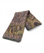 ETROエトロ）の古着「シルク混ストール」｜グレー×レッド