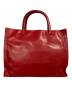 PRADA (プラダ) レザーハンドバッグ レッド：23000円