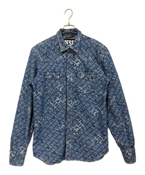 DIESEL（ディーゼル）DIESEL (ディーゼル) デニムジャケット インディゴ サイズ:Lの古着・服飾アイテム