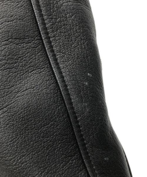 SEVESKIG（セヴシグ）SEVESKIG (セヴシグ) ダブルライダースレザージャケット ブラック サイズ:Lの古着・服飾アイテム