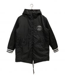 Paris Saint-Germain（パリサンジェルマン）の古着「中綿ナイロンコート」｜ブラック