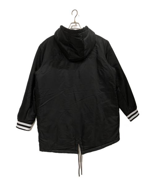 Paris Saint-Germain（パリサンジェルマン）PARIS SAINT-GERMAIN (パリサンジェルマン) 中綿ナイロンコート ブラック サイズ:XLの古着・服飾アイテム
