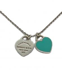TIFFANY & Co.（ティファニー）の古着「ダブル ハート タグ ペンダント ネックレス」