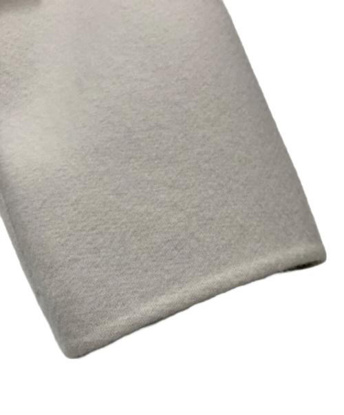 FRAY ID（フレイ アイディー）FRAY ID (フレイ アイディー) ウールカシミアバイカラーリバーコート グレー サイズ:1の古着・服飾アイテム