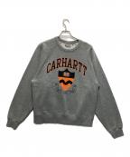 ）の古着「lazy duck academy sweatshirt」｜グレー