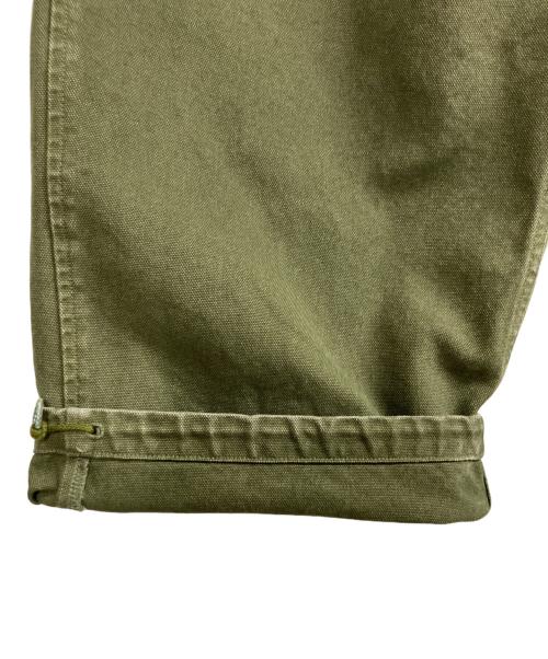 JOURNAL STANDARD HOMESTEAD（ジャーナルスタンダード ホームステッド）JOURNAL STANDARD HOMESTEAD (ジャーナルスタンダード ホームステッド) ヘビーキャンバス ワイドカーゴパンツ グリーン サイズ:Mの古着・服飾アイテム