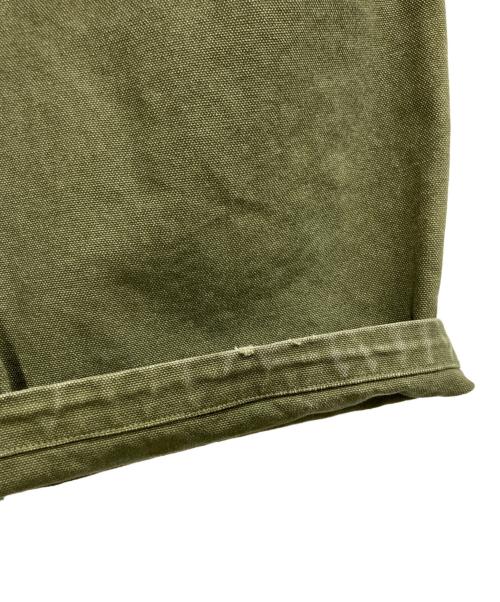 JOURNAL STANDARD HOMESTEAD（ジャーナルスタンダード ホームステッド）JOURNAL STANDARD HOMESTEAD (ジャーナルスタンダード ホームステッド) ヘビーキャンバス ワイドカーゴパンツ グリーン サイズ:Mの古着・服飾アイテム