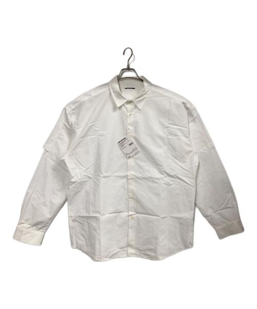 SOFTHYPHEN（ソフトハイフン）SOFTHYPHEN (ソフトハイフン) 長袖シャツ ホワイト サイズ:4の古着・服飾アイテム