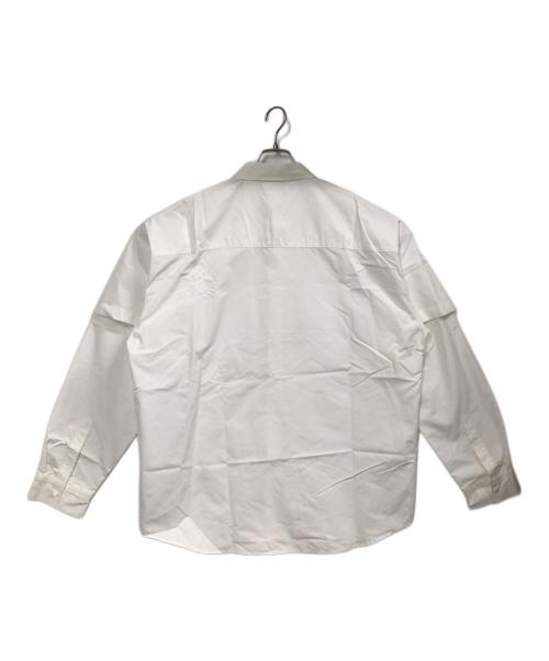 SOFTHYPHEN（ソフトハイフン）SOFTHYPHEN (ソフトハイフン) 長袖シャツ ホワイト サイズ:4の古着・服飾アイテム