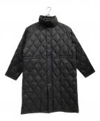 TAION×FREAK'S STOREタイオン×フリークスストア）の古着「キルト スタンドカラー ロング ダウン」｜ブラック