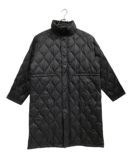 TAION（タイオン）TAION (タイオン) FREAK'S STORE (フリークスストア) キルト スタンドカラー ロング ダウン ブラック サイズ:FREEの古着・服飾アイテム