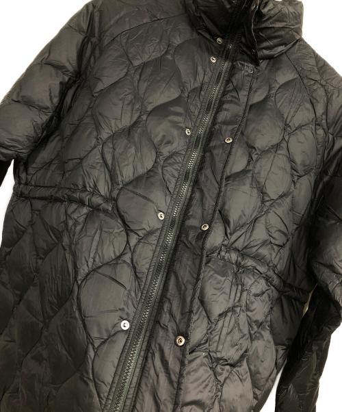 TAION（タイオン）TAION (タイオン) FREAK'S STORE (フリークスストア) キルト スタンドカラー ロング ダウン ブラック サイズ:FREEの古着・服飾アイテム