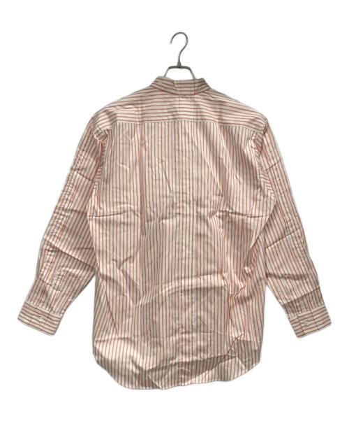 COMME des GARCONS（コムデギャルソン）COMME des GARCONS (コムデギャルソン) ストライプシャツ ホワイト×ピンク サイズ:Mの古着・服飾アイテム