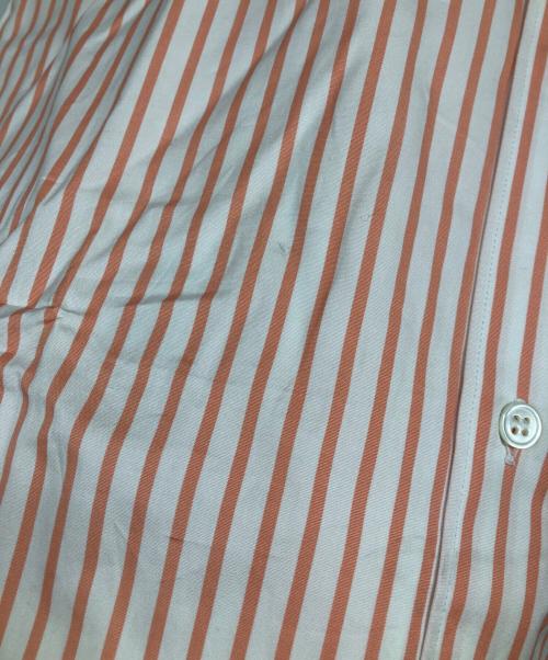 COMME des GARCONS（コムデギャルソン）COMME des GARCONS (コムデギャルソン) ストライプシャツ ホワイト×ピンク サイズ:Mの古着・服飾アイテム