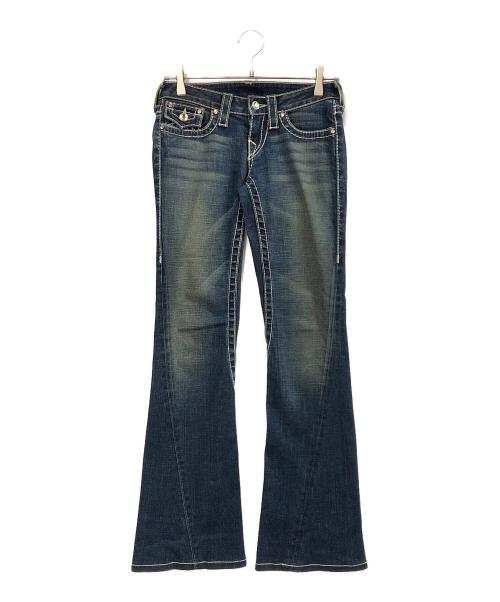 TRUE RELIGION（トゥルー レリジョン）TRUE RELIGION (トゥルー レリジョン) フレアデニムパンツ インディゴ サイズ:24の古着・服飾アイテム