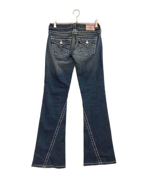 TRUE RELIGION（トゥルー レリジョン）TRUE RELIGION (トゥルー レリジョン) フレアデニムパンツ インディゴ サイズ:24の古着・服飾アイテム