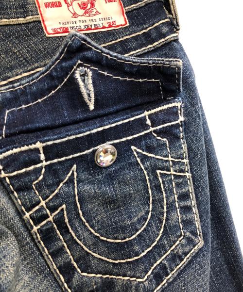TRUE RELIGION（トゥルー レリジョン）TRUE RELIGION (トゥルー レリジョン) フレアデニムパンツ インディゴ サイズ:24の古着・服飾アイテム