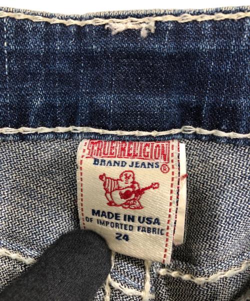TRUE RELIGION（トゥルー レリジョン）TRUE RELIGION (トゥルー レリジョン) フレアデニムパンツ インディゴ サイズ:24の古着・服飾アイテム