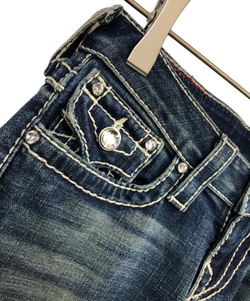 TRUE RELIGION（トゥルー レリジョン）TRUE RELIGION (トゥルー レリジョン) フレアデニムパンツ インディゴ サイズ:24の古着・服飾アイテム