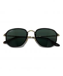 RAY-BAN（レイバン）の古着「サングラス ブレイズ ヘキサゴナル」｜ゴールド×ブラック
