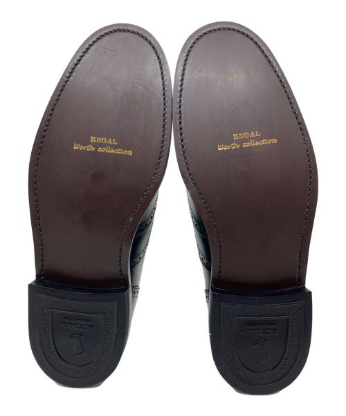 REGAL（リーガル）REGAL (リーガル) ウィングチップシューズ ブラック サイズ:25.5㎝の古着・服飾アイテム