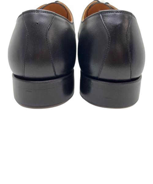 SCOTCH GRAIN（スコッチグレイン）SCOTCH GRAIN (スコッチグレイン) ストレートチップシューズ ブラック サイズ:25cmの古着・服飾アイテム