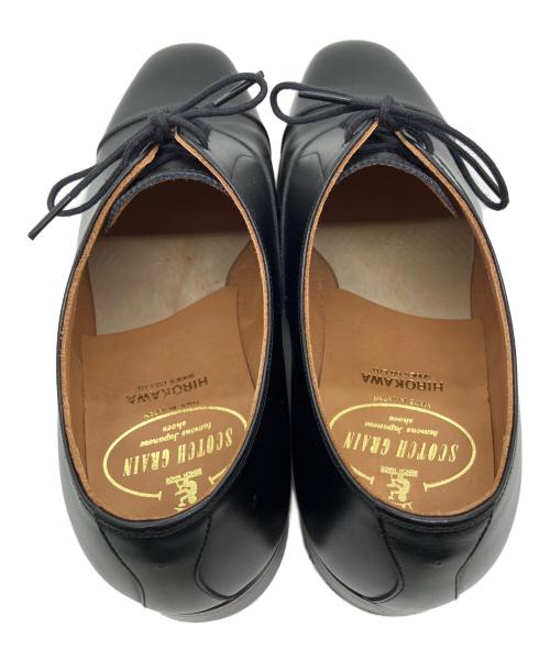 SCOTCH GRAIN（スコッチグレイン）SCOTCH GRAIN (スコッチグレイン) ストレートチップシューズ ブラック サイズ:25cmの古着・服飾アイテム