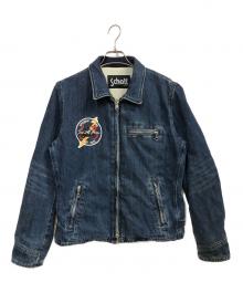 Schott（ショット）の古着「トラッカーモーターサイクルジャケット」｜インディゴ
