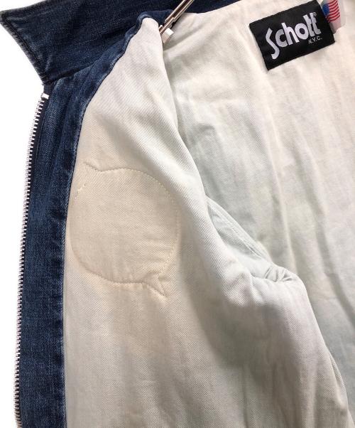 Schott（ショット）Schott (ショット) トラッカーモーターサイクルジャケット インディゴ サイズ:Mの古着・服飾アイテム