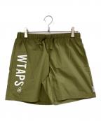 WTAPSダブルタップス）の古着「NYLON TUSSAH PERTEX SIGN SHORTS」｜オリーブ