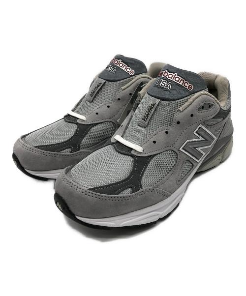 NEW BALANCE（ニューバランス）NEW BALANCE (ニューバランス) 990V3ローカットスニーカー グレー サイズ:27の古着・服飾アイテム