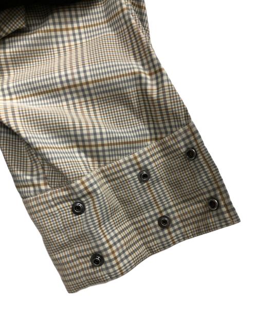 VACHEMENT（ヴァシュモン）VACHEMENT (ヴァシュモン) チェックショートコート ベージュ サイズ:FREEの古着・服飾アイテム