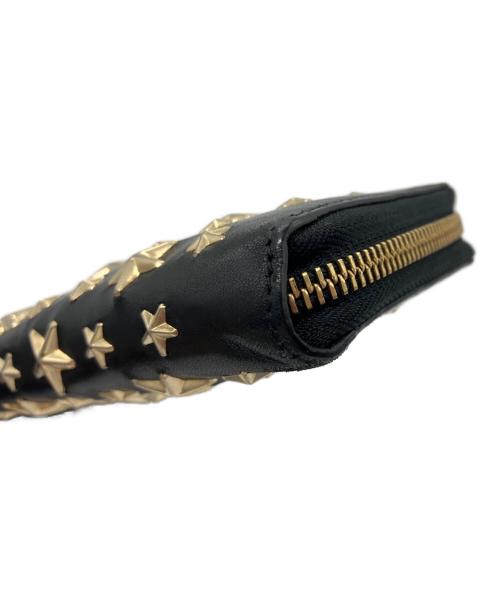 JIMMY CHOO（ジミーチュウ）JIMMY CHOO (ジミーチュウ) 長財布 ブラックの古着・服飾アイテム