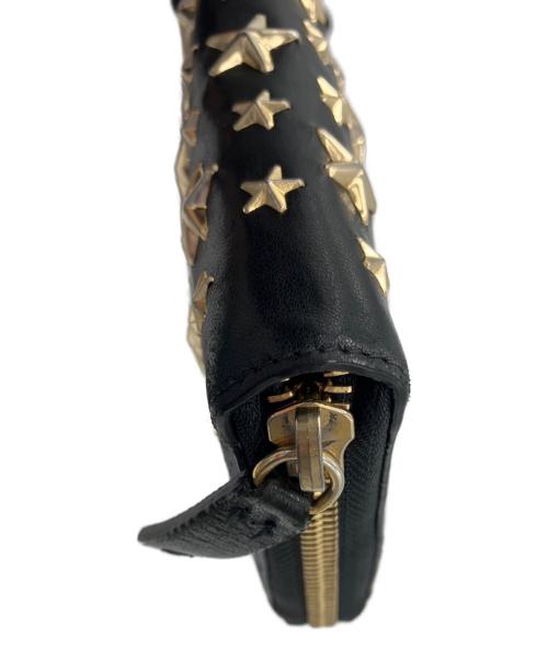 JIMMY CHOO（ジミーチュウ）JIMMY CHOO (ジミーチュウ) 長財布 ブラックの古着・服飾アイテム