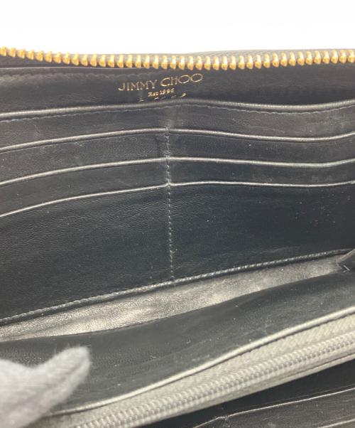 JIMMY CHOO（ジミーチュウ）JIMMY CHOO (ジミーチュウ) 長財布 ブラックの古着・服飾アイテム