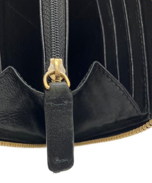 JIMMY CHOO（ジミーチュウ）JIMMY CHOO (ジミーチュウ) 長財布 ブラックの古着・服飾アイテム
