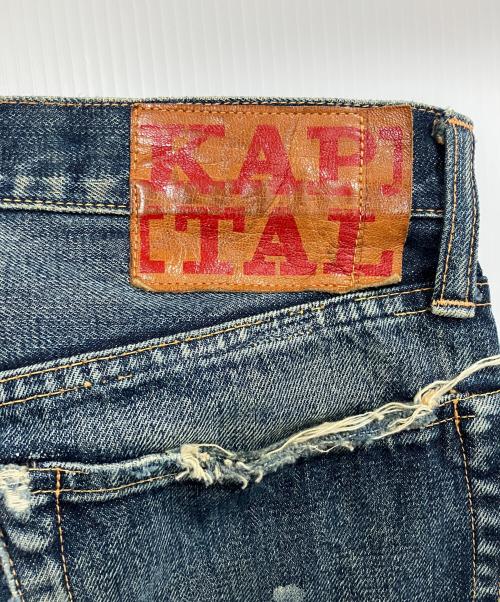 KAPITAL（キャピタル）KAPITAL (キャピタル) ダメージデニムパンツ インディゴ サイズ:dの古着・服飾アイテム