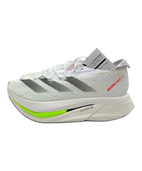 adidas（アディダス）adidas (アディダス)  アディゼロ プライム X 2.0 STRUNG ホワイト サイズ:27.5 未使用品の古着・服飾アイテム