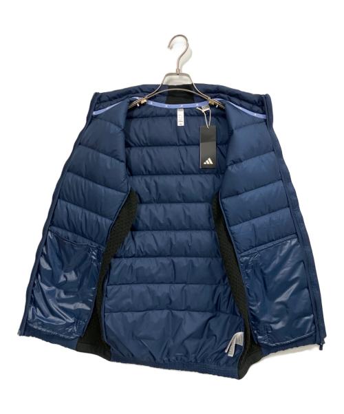 adidas（アディダス）adidas (アディダス) ダウンベスト ネイビー サイズ:M 未使用品の古着・服飾アイテム