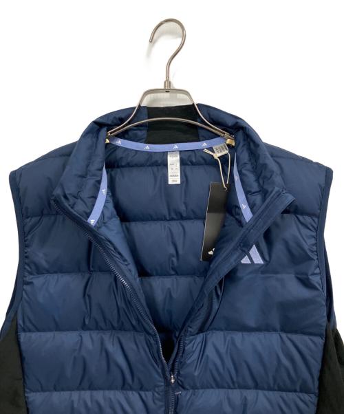 adidas（アディダス）adidas (アディダス) ダウンベスト ネイビー サイズ:M 未使用品の古着・服飾アイテム