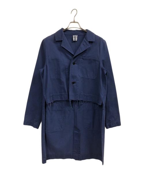 GANRYU（ガンリュウ）GANRYU (ガンリュウ) ショップコート ネイビー サイズ:Mの古着・服飾アイテム