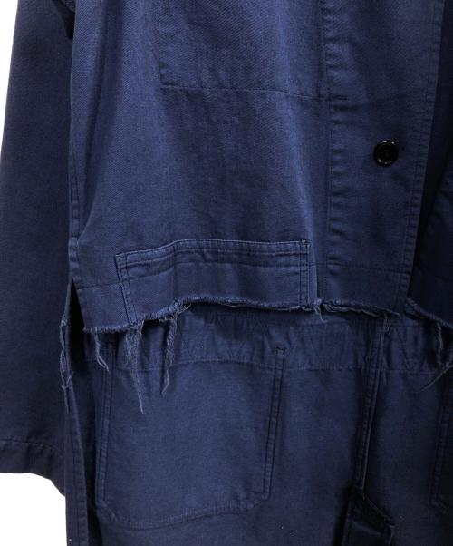 GANRYU（ガンリュウ）GANRYU (ガンリュウ) ショップコート ネイビー サイズ:Mの古着・服飾アイテム