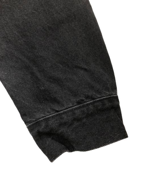 SOFTHYPHEN（ソフトハイフン）SOFTHYPHEN (ソフトハイフン) タックディテールデニムジャケット ブラック サイズ:3の古着・服飾アイテム