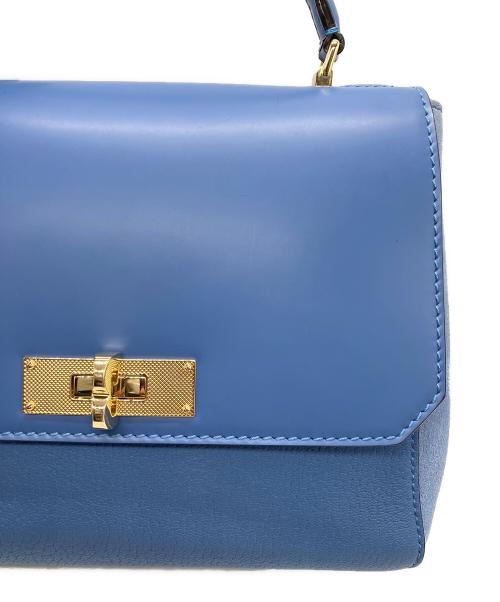 BALLY（バリー）BALLY (バリー) 2WAYショルダーバッグ ブルーの古着・服飾アイテム