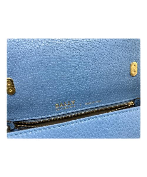 BALLY（バリー）BALLY (バリー) 2WAYショルダーバッグ ブルーの古着・服飾アイテム